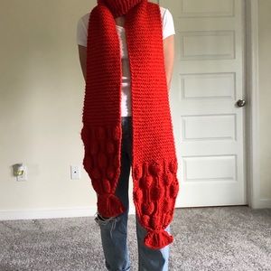 Knit wrap scarf